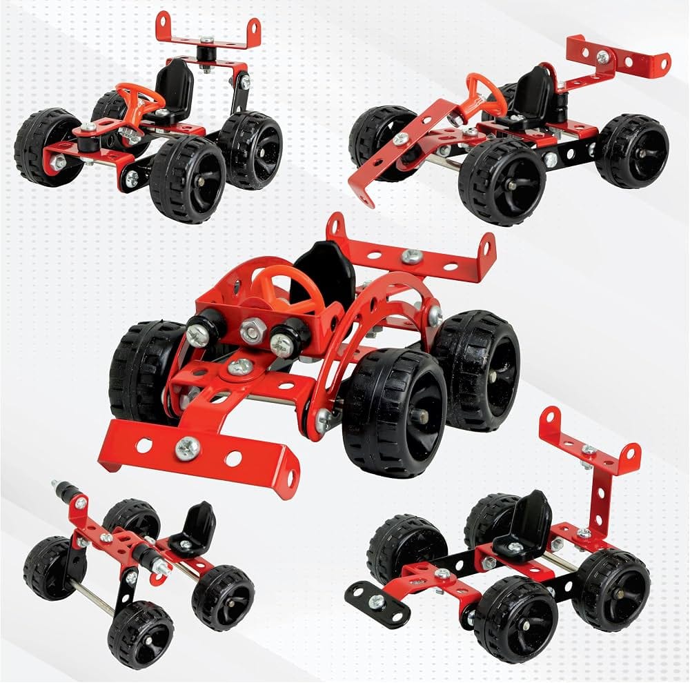MEC-O-Tec Cars 1 Metal Construction Toy for Kids 6+