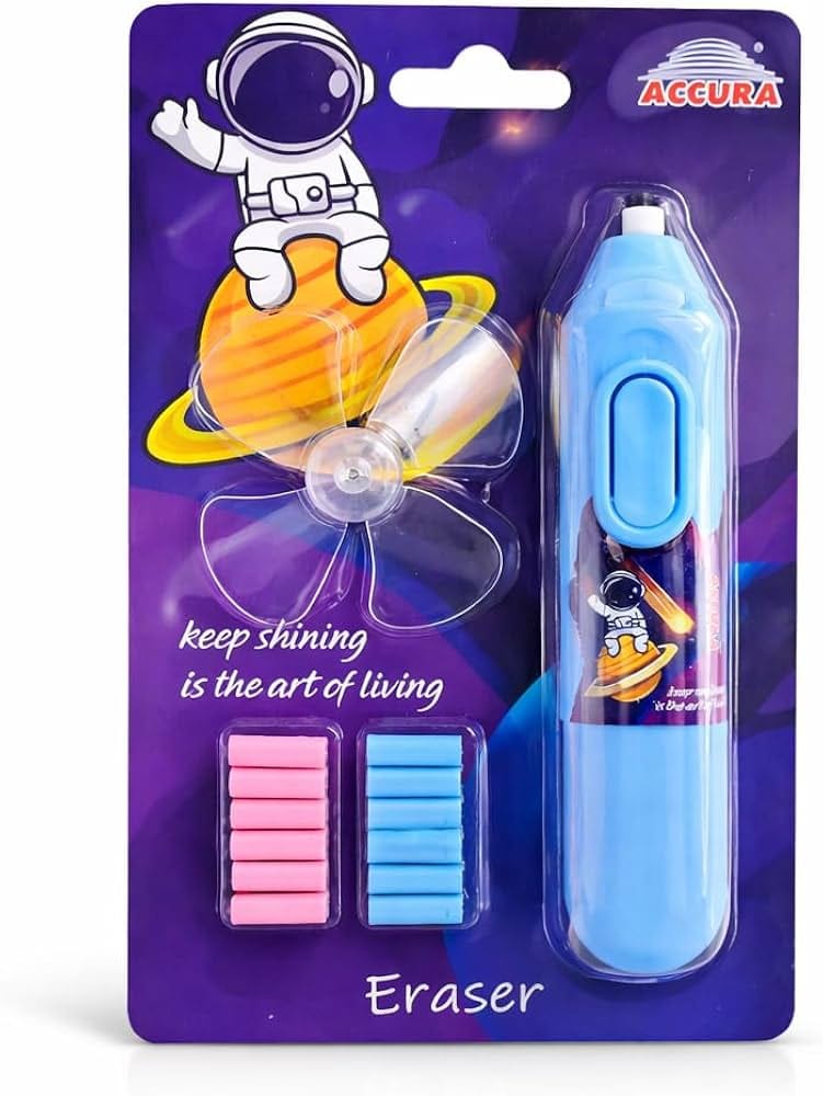 Electric Eraser for Kids with Refills | Battery Operated Erasing Machine