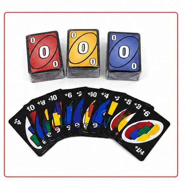 UNO SHOW'EM  NO MERCY CARD GEMS