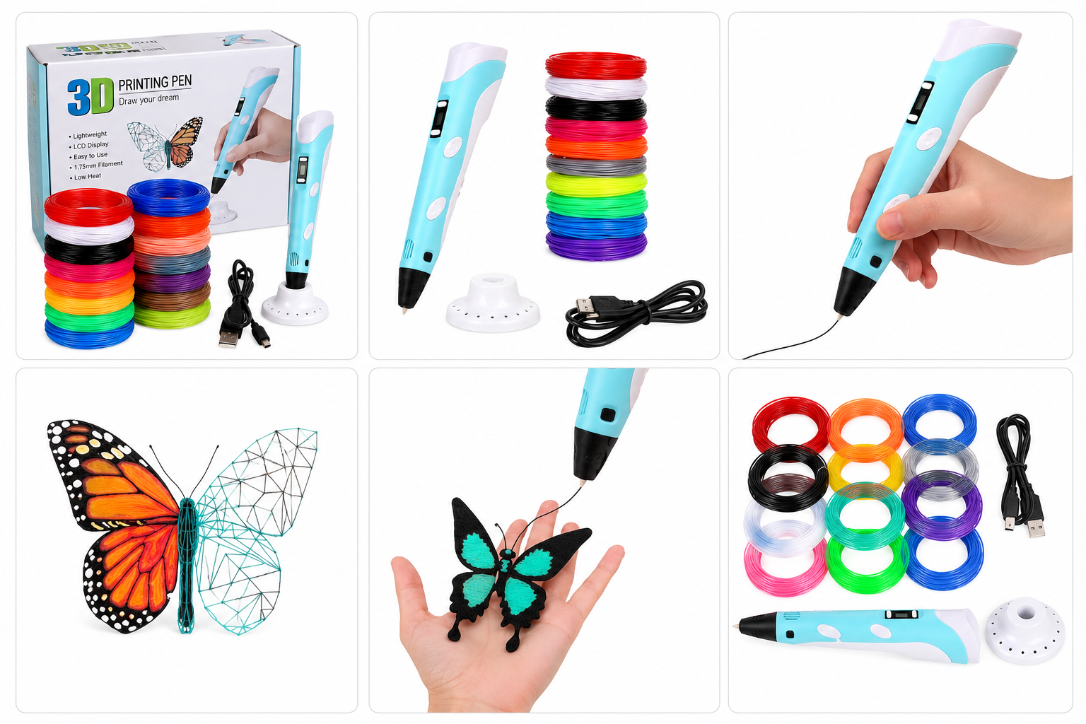 3D Printing Pen for Kids & Adults