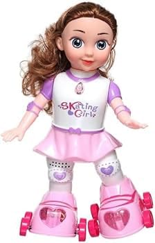 Skating Girl Doll Toy for Kids | Cute Fashion Doll with Roller Skates | Interactive Pretend Play Toy for Girls Ages 3+ | Dancing & Skating Doll Gift