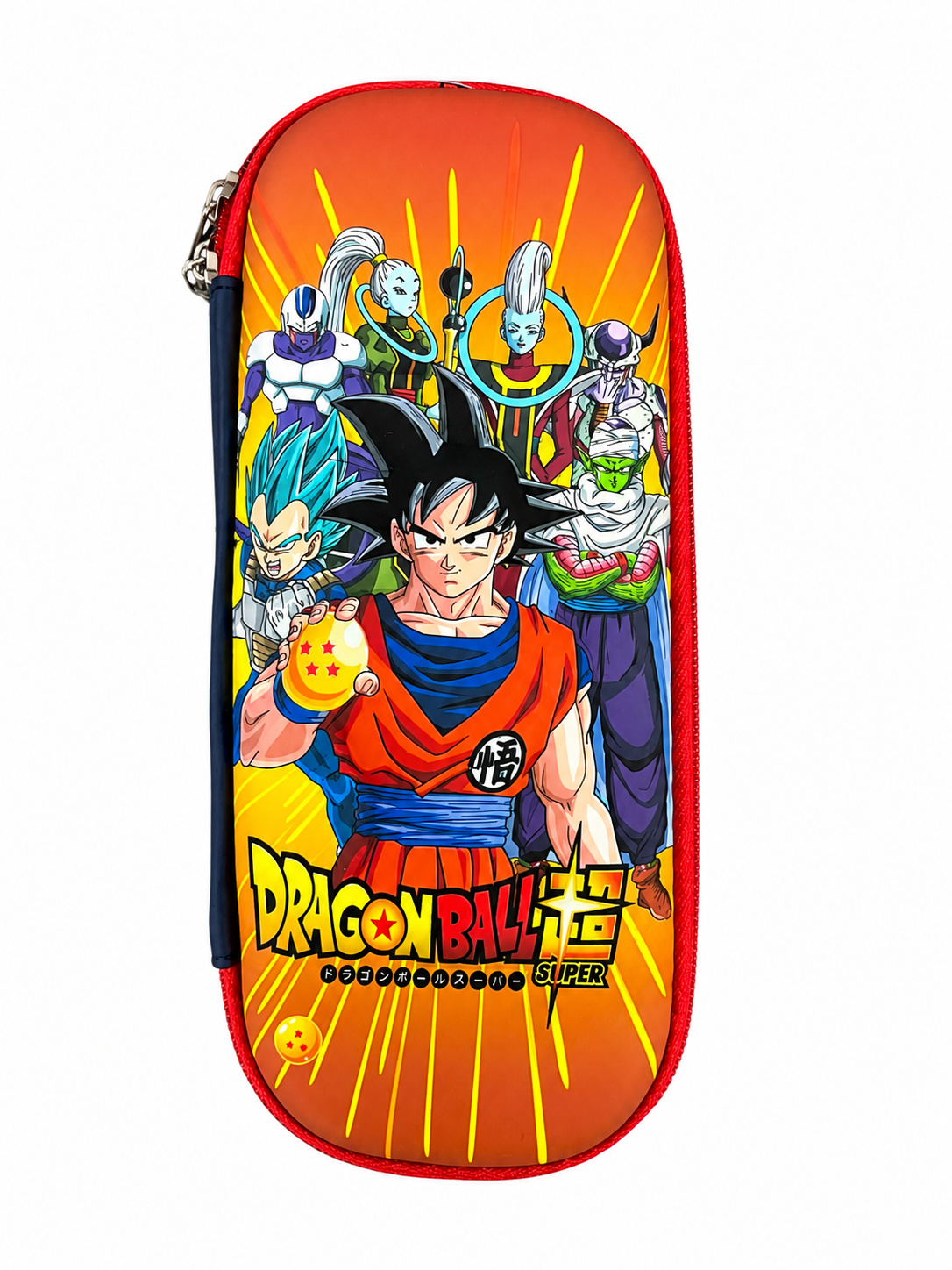Anime Dragon Ball Pencil Case for Boys, Zipper Pencil Box & Spacious Stationery Organizer
