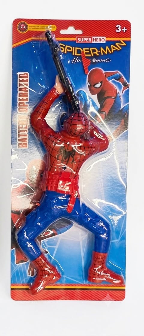 Superhero Action Figure Toy with Movable Arms & Accessories for Kids