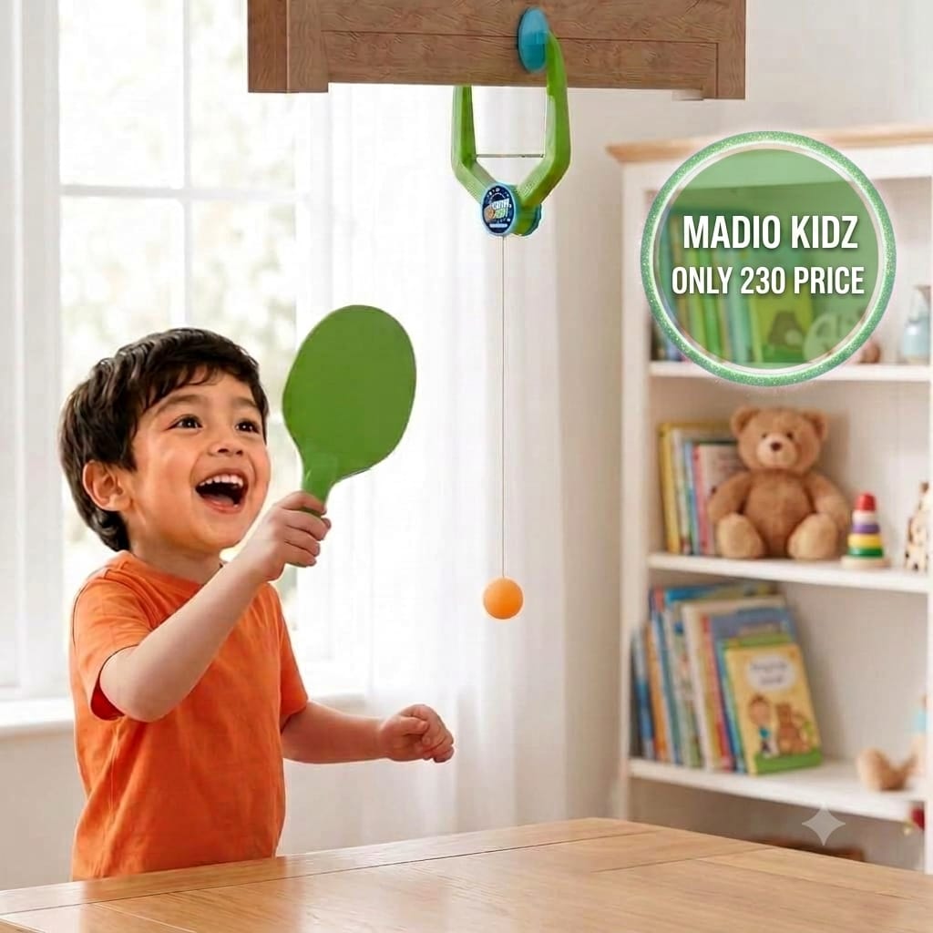 Table Tennis Paddle Set with Balls | Portable Ping Pong Racket Set for Kids & Adults | Indoor Outdoor Table Tennis Game Set for Family Fun & Recreation